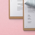 Wooden office clipboard - Image 4